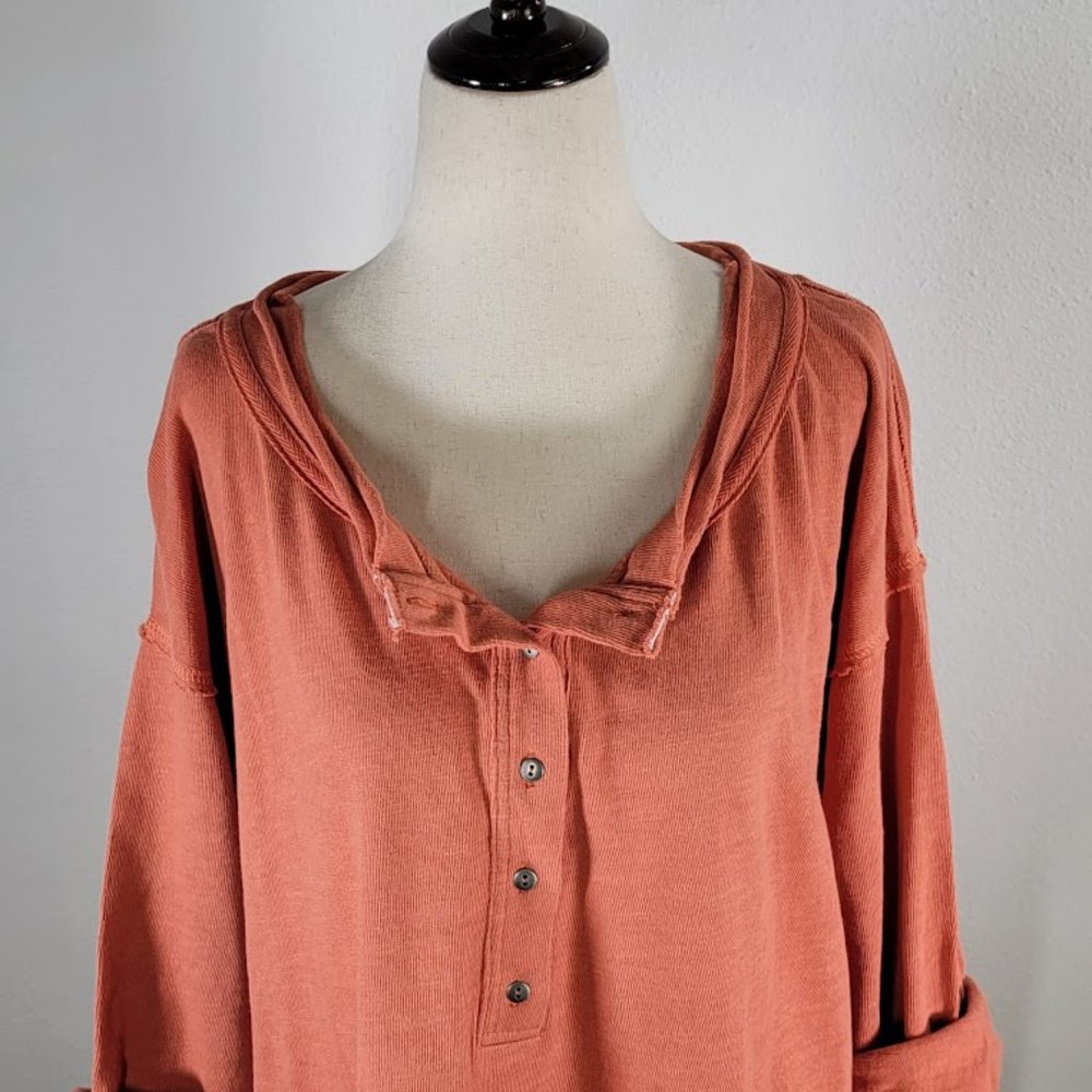 FREE PEOPLE INTIMATELY organic cotton pullover Sz S NEW - Picture 5 of 11